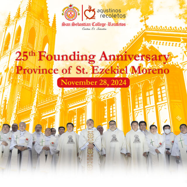 SSC-R Manila is one with the community in commemorating the 25th Anniversary of the Province of St. Ezekiel Moreno of the Order of Augustinian Recollects. 

#SSCMNL
#BravoBaste